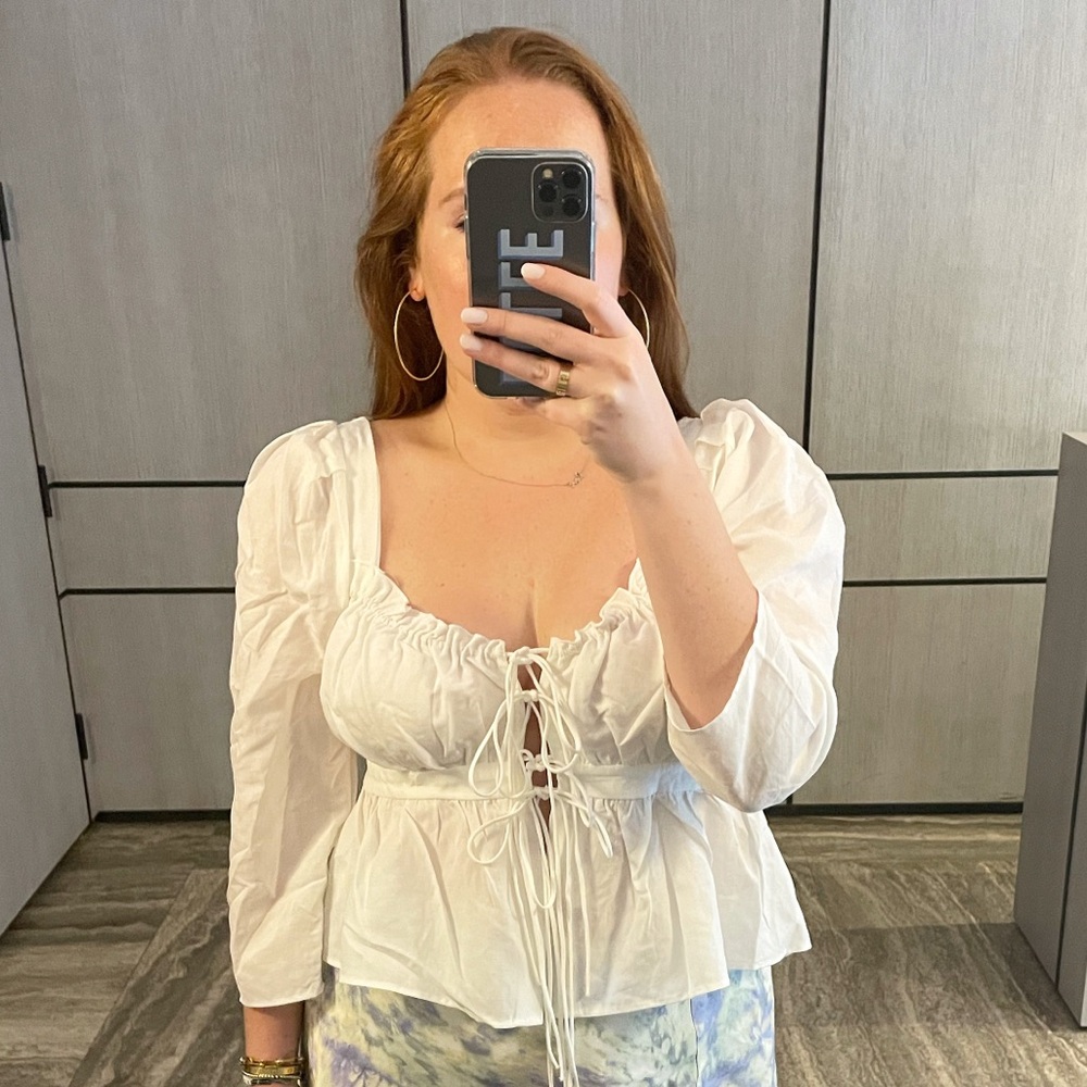 Brock collection x H&M tie top